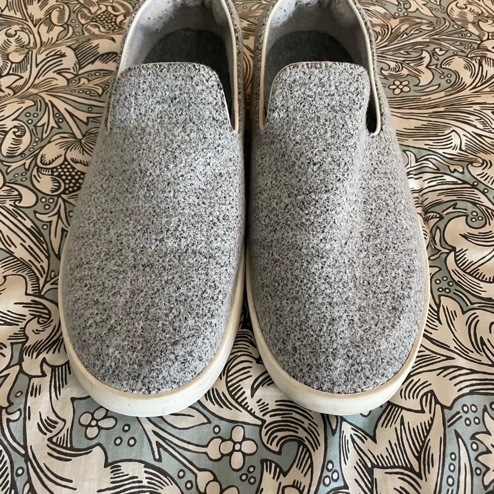 Allbirds Light Gray Wool Slip-Ons